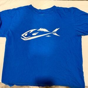 Field & Stream Vibrant Blue Fish Tee